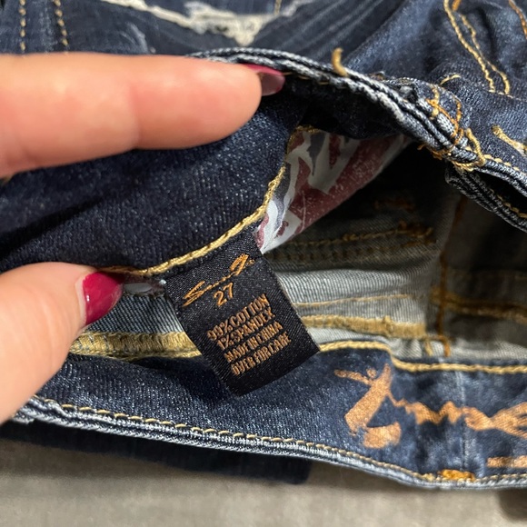 Seven7 Distressed Low Rise Bootcut Jeans! - Picture 8 of 9